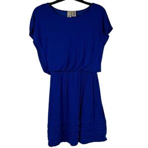 LSter Women’s Blue Sleeveless Casual Dress Small